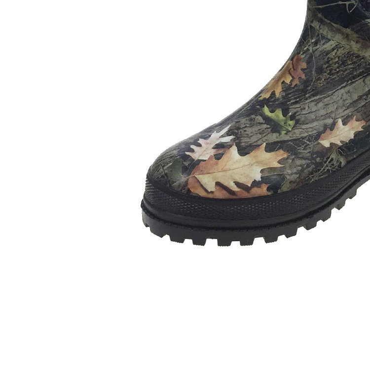 Forest Camouflage Men Neoprene Muck Boot Insulated Waterproof Rubber Hunting Boot