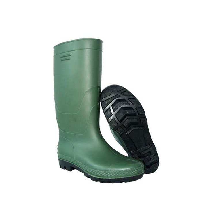 Men PVC high tube oil resistant acid and alkali resistant safety gumboots wear resistant rain boots