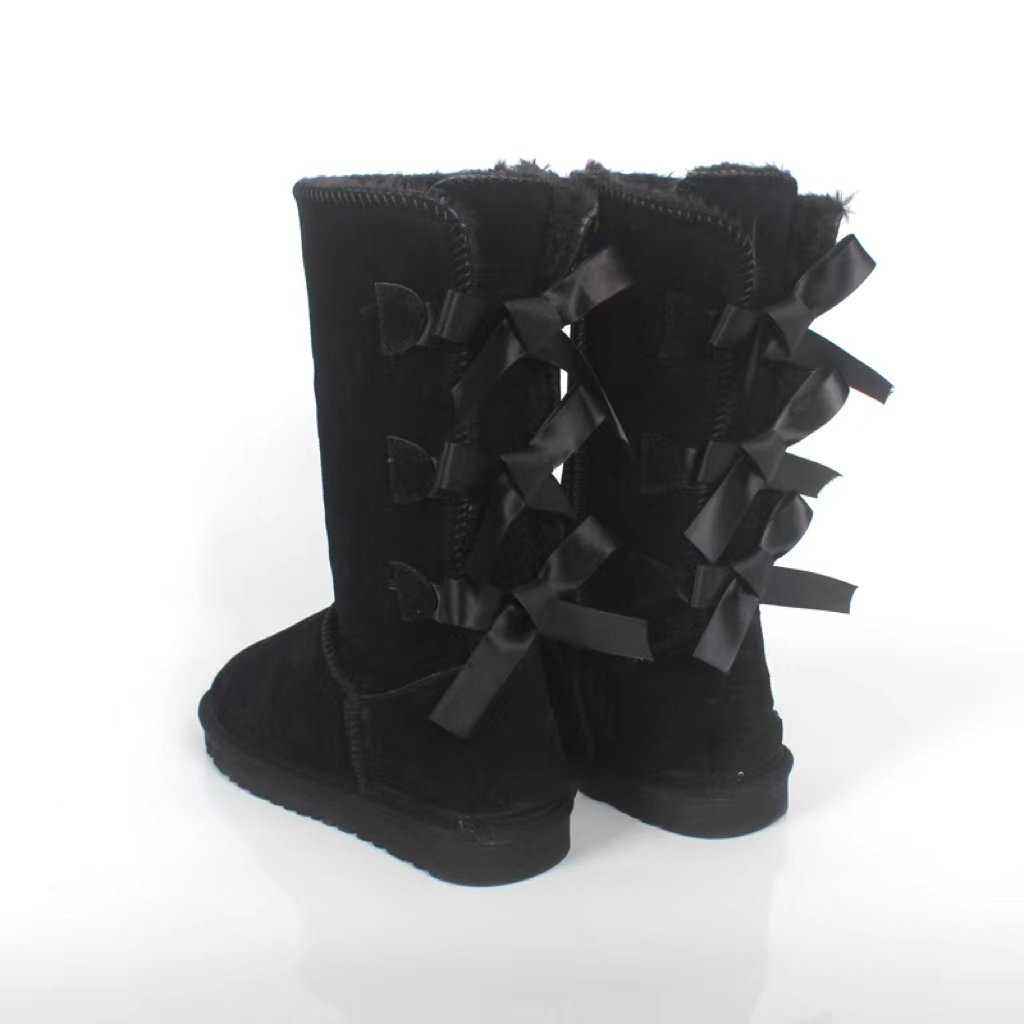 New Snow Boots Women Winter Thick Plush Ankle Boots Woman Non Slip Warm Cotton Padded Shoes Ladies