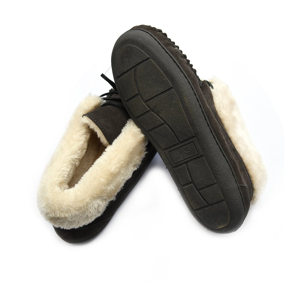 Winter Warm sheepskin Fur beaded boots genuine leather shoes women footwear mocasines flat boots