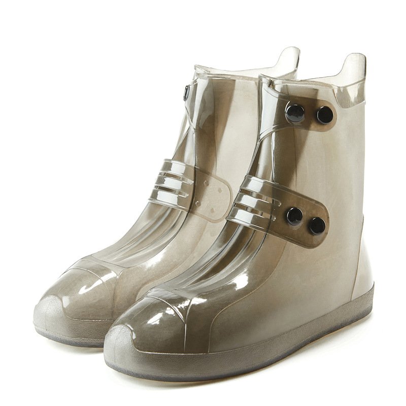 Promo Outdoor Travel Waterproof Shoe Cover Wear Resistant Man Women Non-slip Pvc Rain Boots Silicone Rainproof Shoe Cover
