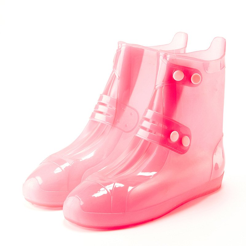 Promo Outdoor Travel Waterproof Shoe Cover Wear Resistant Man Women Non-slip Pvc Rain Boots Silicone Rainproof Shoe Cover