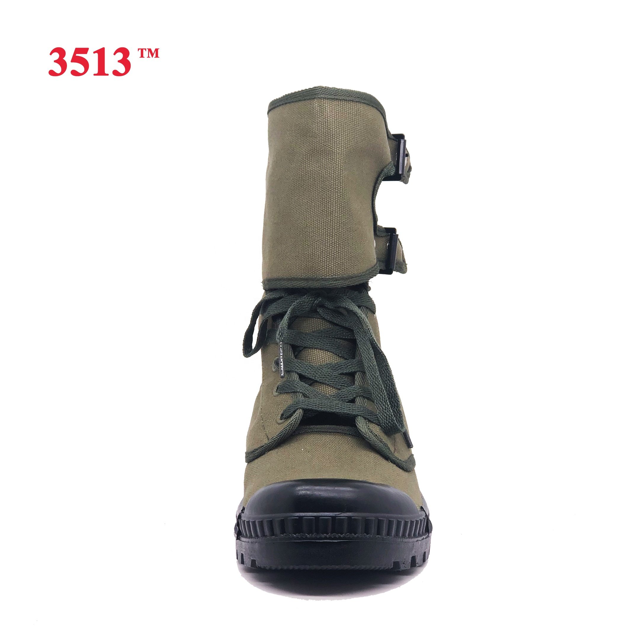 China cheap buckle injection mould combat boots men canvas jungle boots