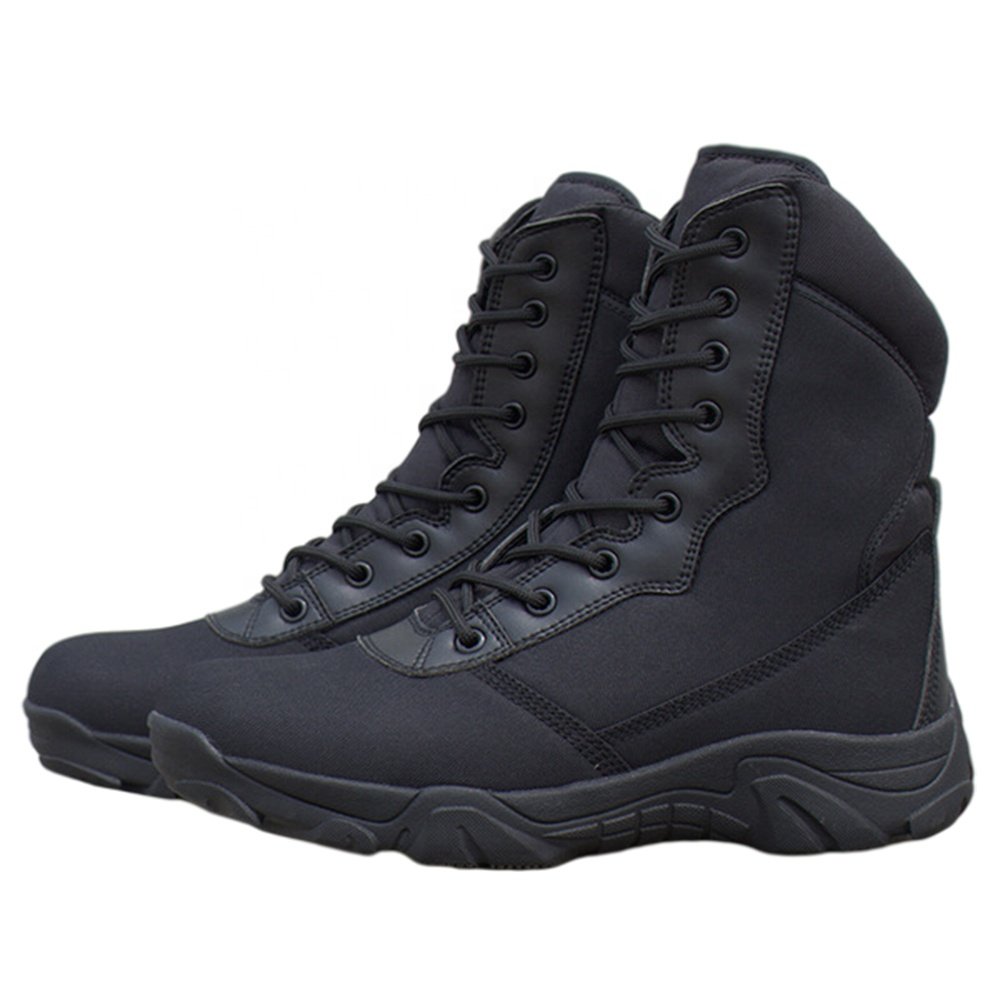 Double Safe Bottes Tactiques Camouflage Waterproof Cowhide Grain Leather Jungle Strong Ankle Combat Tactical Boots For men