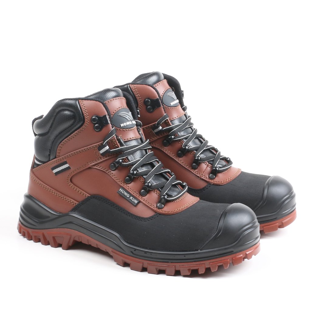 Manufacturer Supply industrial waterproof safety shoes boots anti slip secure boots shoes for work men