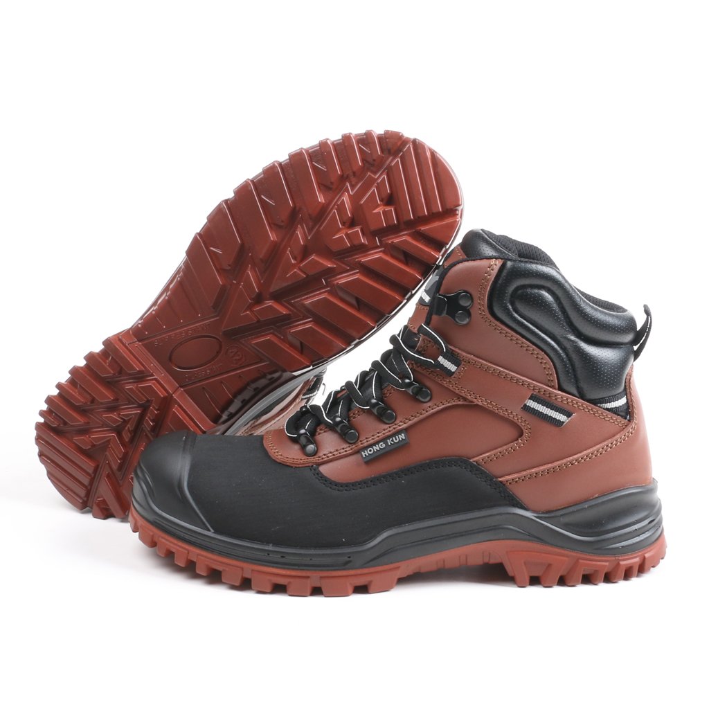 Manufacturer Supply industrial waterproof safety shoes boots anti slip secure boots shoes for work men