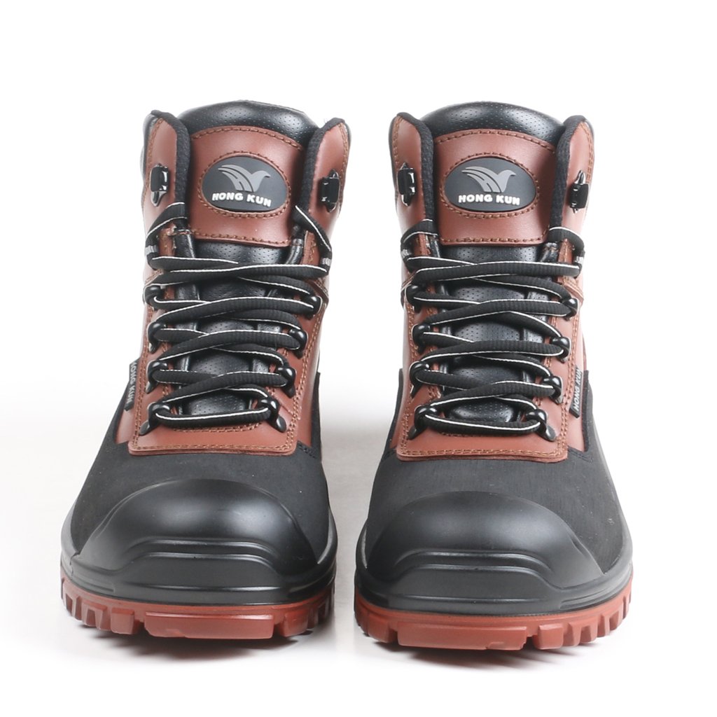 Manufacturer Supply industrial waterproof safety shoes boots anti slip secure boots shoes for work men