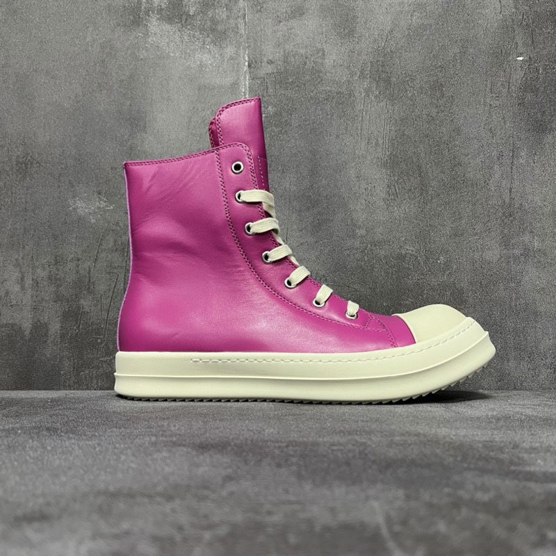 Top quality black high top casual shoes women walking style shoes genuine leather other boots shoes men