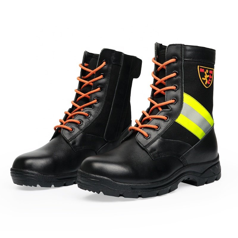 3015 high-quality fireproof and firefighting boots, flame retardant and anti-static rescue boots, men's waterproof boots
