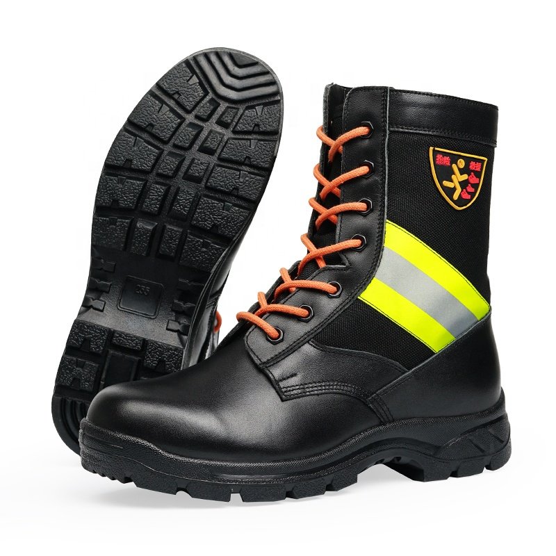 3015 high-quality fireproof and firefighting boots, flame retardant and anti-static rescue boots, men's waterproof boots
