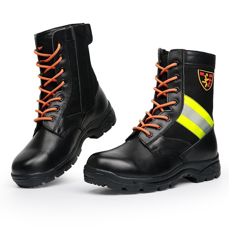 3015 high-quality fireproof and firefighting boots, flame retardant and anti-static rescue boots, men's waterproof boots