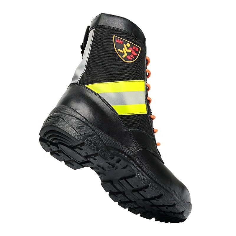 3015 high-quality fireproof and firefighting boots, flame retardant and anti-static rescue boots, men's waterproof boots