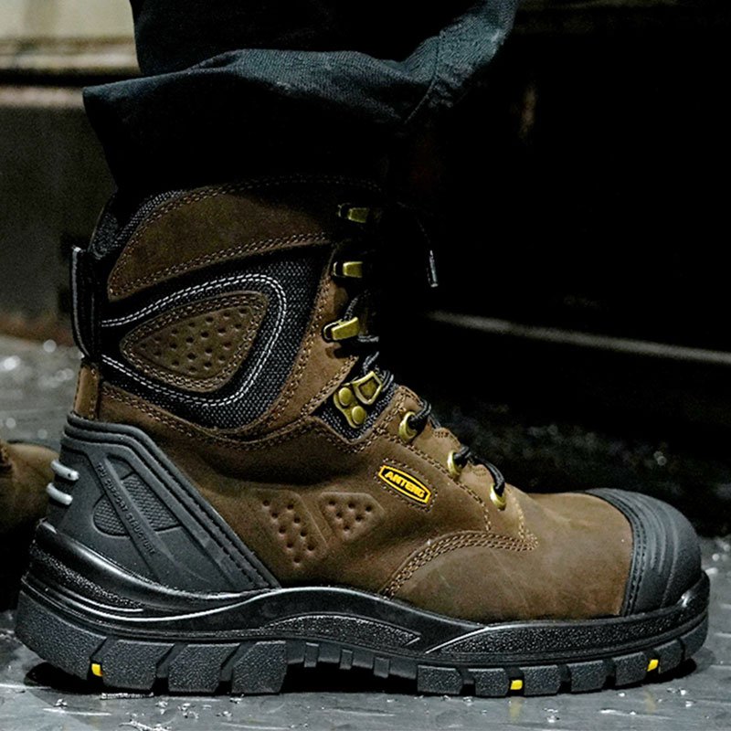 ANTENG ESD Steel Toe Safety Shoes Anti-static CE Approved Industrial Work Boots Safety Footwear
