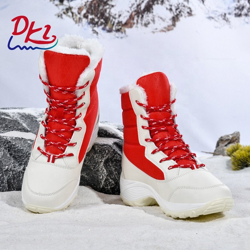 Wholesale Warm Women Snow Boots With Waterproof Upper And Anti-slip Bottom Comfortable Casual Women Snow Shoes For women