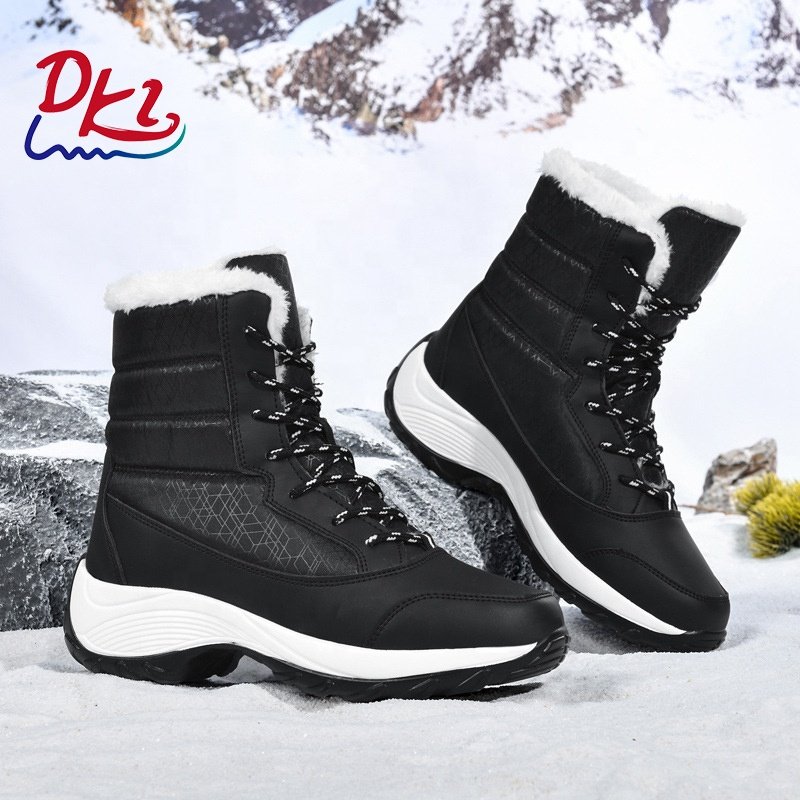 Wholesale Warm Women Snow Boots With Waterproof Upper And Anti-slip Bottom Comfortable Casual Women Snow Shoes For women