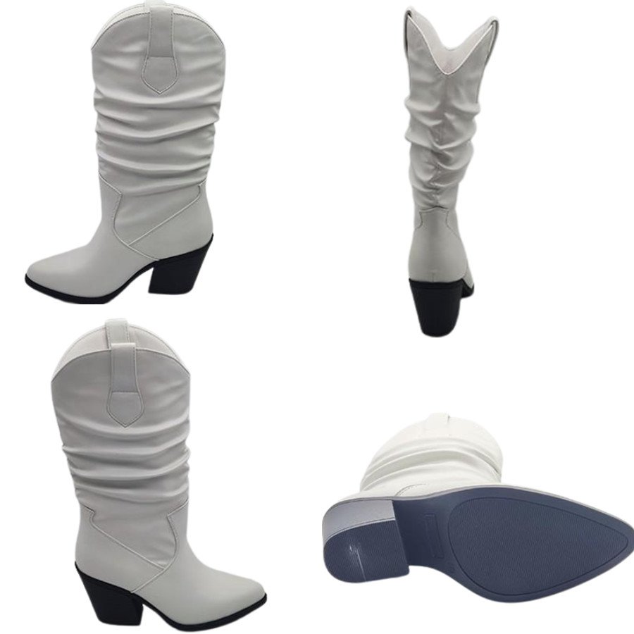 NR Factory wholesale calf women's boots New design stylish cowboy outdoor boots can be customized women's thigh-high boots