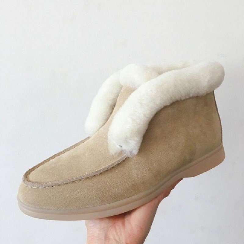 New Arrival Fur Outside Snow Short Winter Warm Women's Boots New Casual Short Boots