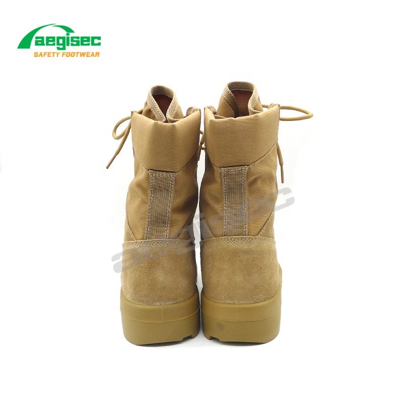 AEGISEC cow suede desert boots slip oil resistant combat hiking boots