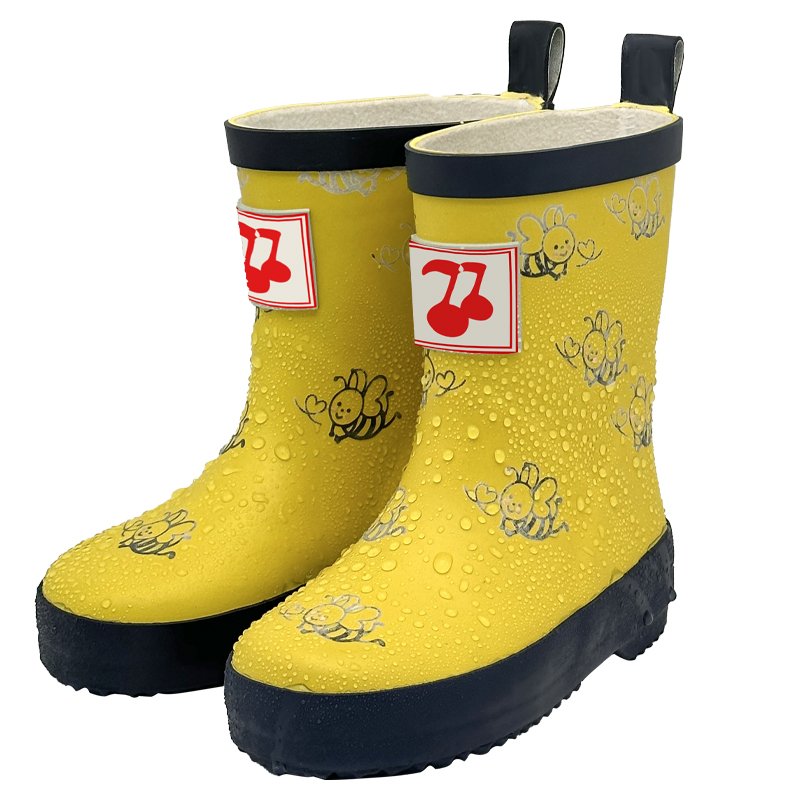 Lovely Color Changeable Cartoon Rain Rubber Boots Cute Waterproof Print Boots for Kids