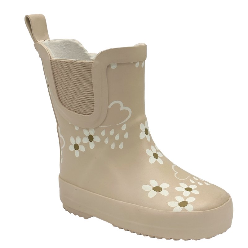 Lovely Color Changeable Cartoon Rain Rubber Boots Cute Waterproof Print Boots for Kids