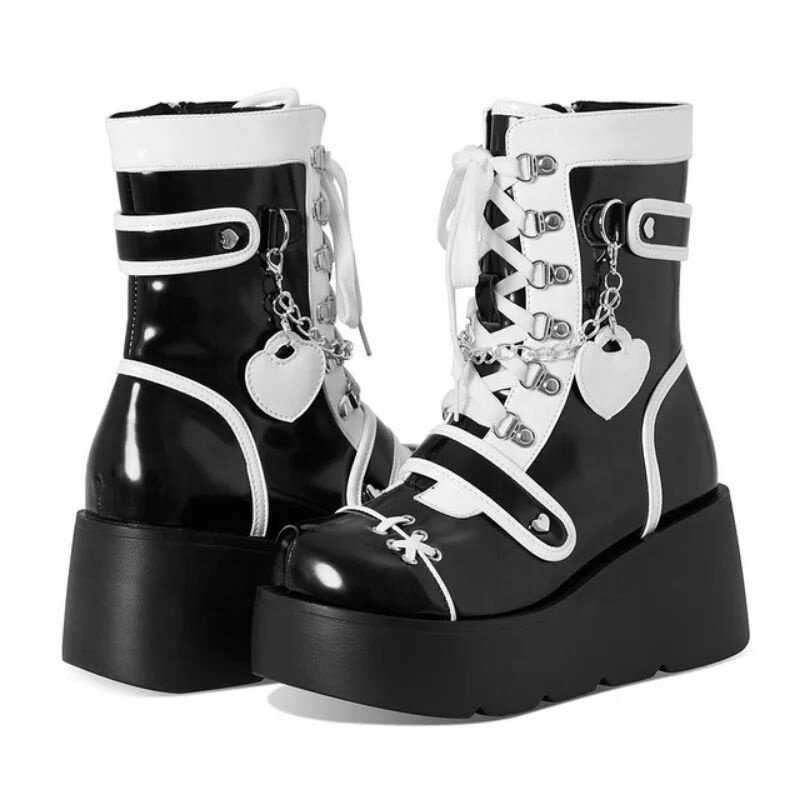 High Quality Platform New Arrival Cute Fashionable Punk Boots Soft Women Shoes Ladies Short Boots For Women