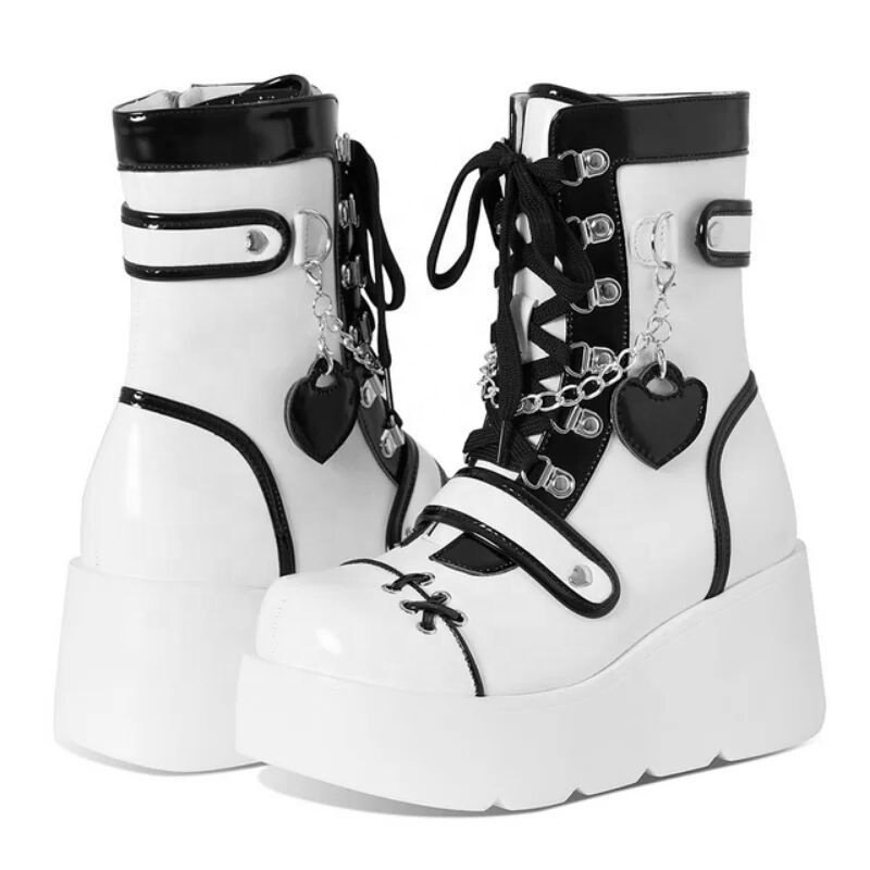 High Quality Platform New Arrival Cute Fashionable Punk Boots Soft Women Shoes Ladies Short Boots For Women