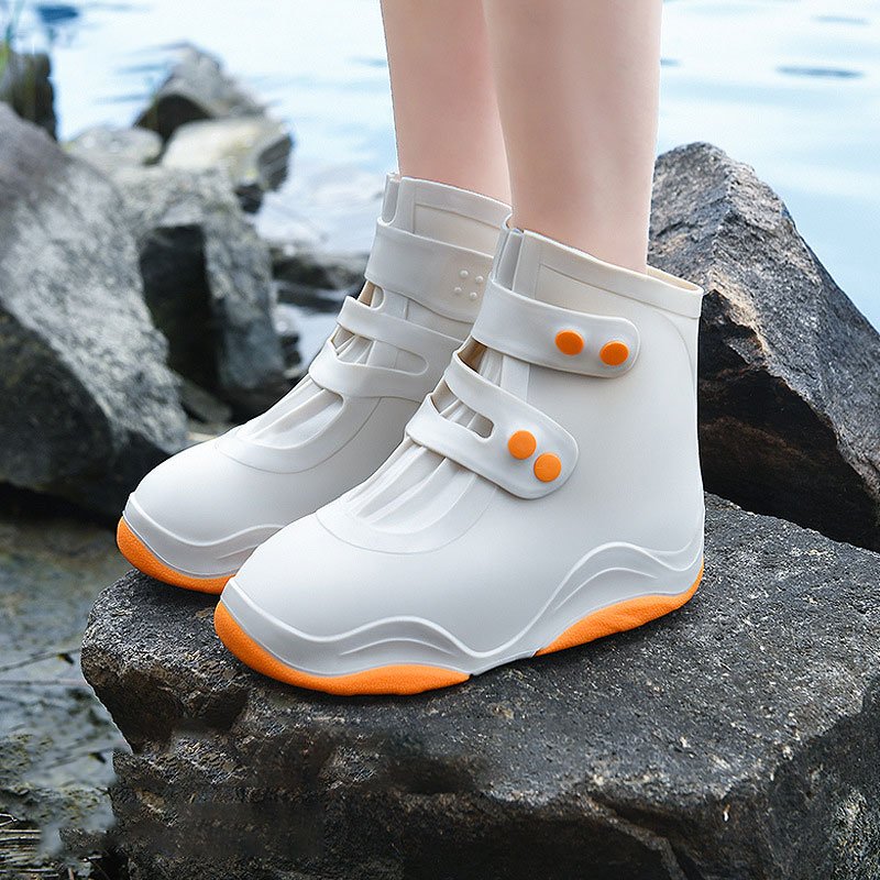 Wholesale Waterproof Rain Boots for Women Children Non-slip Thickened Wear-Resistant Shoe Covers Summer Autumn Seasons Unisex