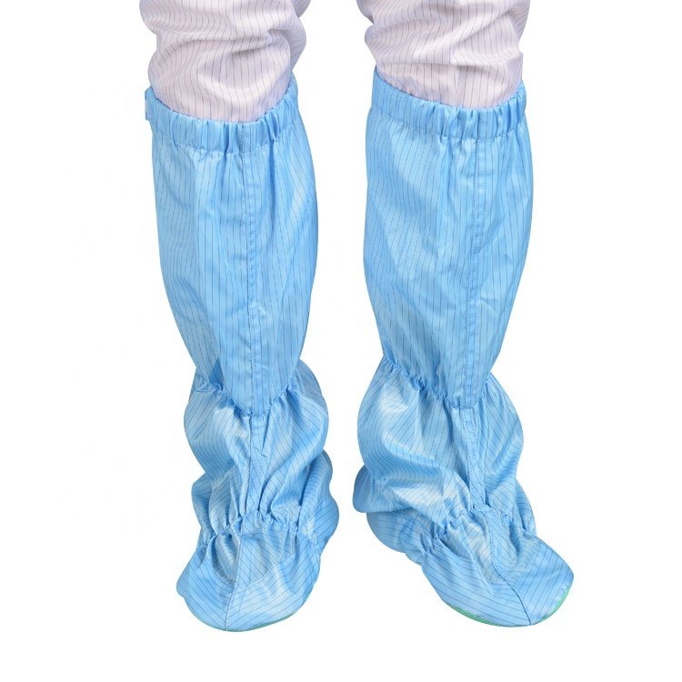 Industry Reusable Unisex GMP Wrok Antistatic Shoes Cover Safety Esd Cleanroom Boot Covers