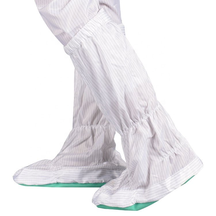 Industry Reusable Unisex GMP Wrok Antistatic Shoes Cover Safety Esd Cleanroom Boot Covers