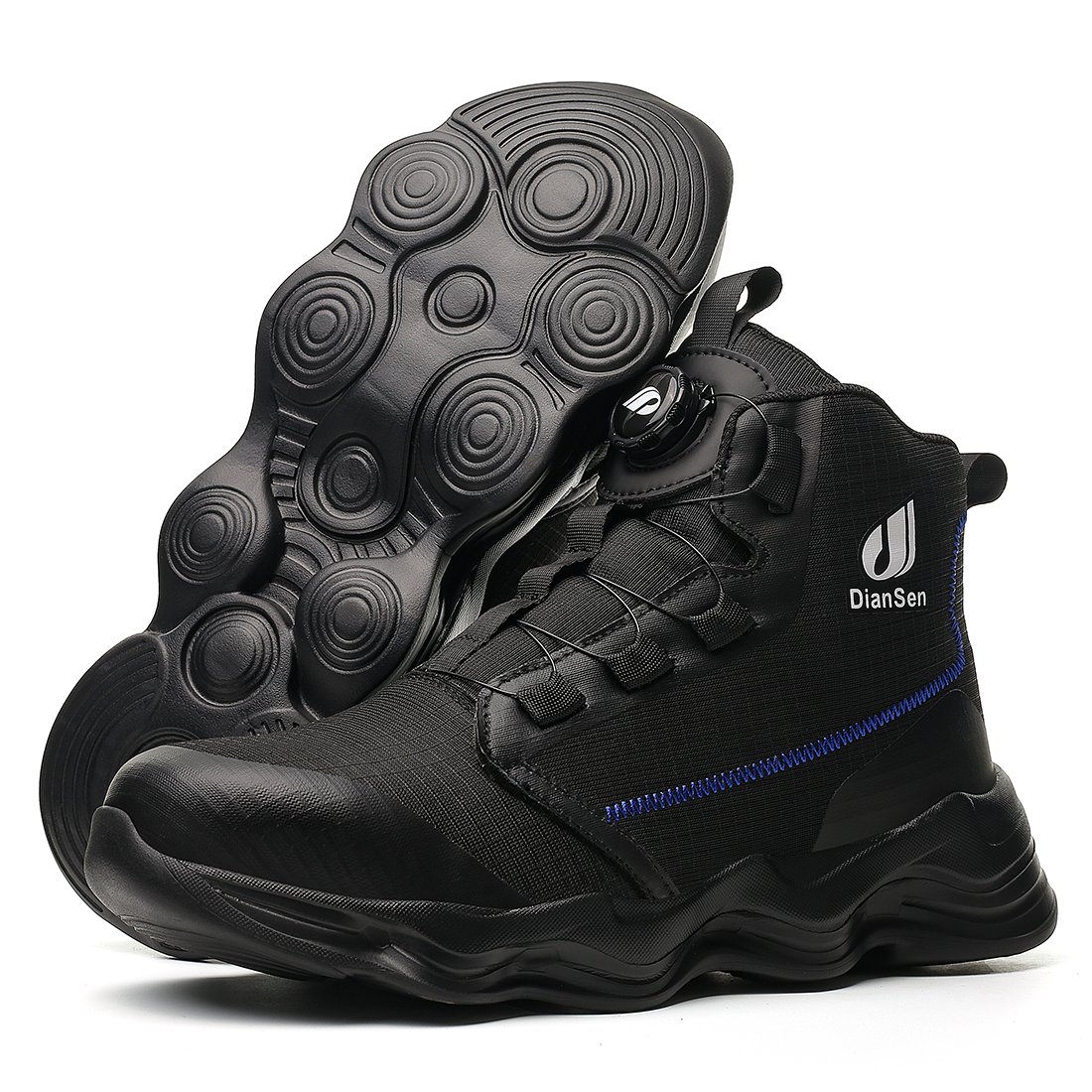 AMAWEI high cut safety shoes indestructible steel toe shoes Work safety boots D830