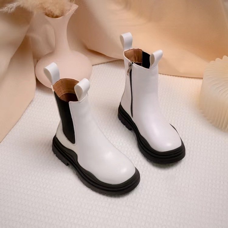 High Quality New Children's Kids Ankle Leather Short Girls Boots Wholesale Designer Child Boots