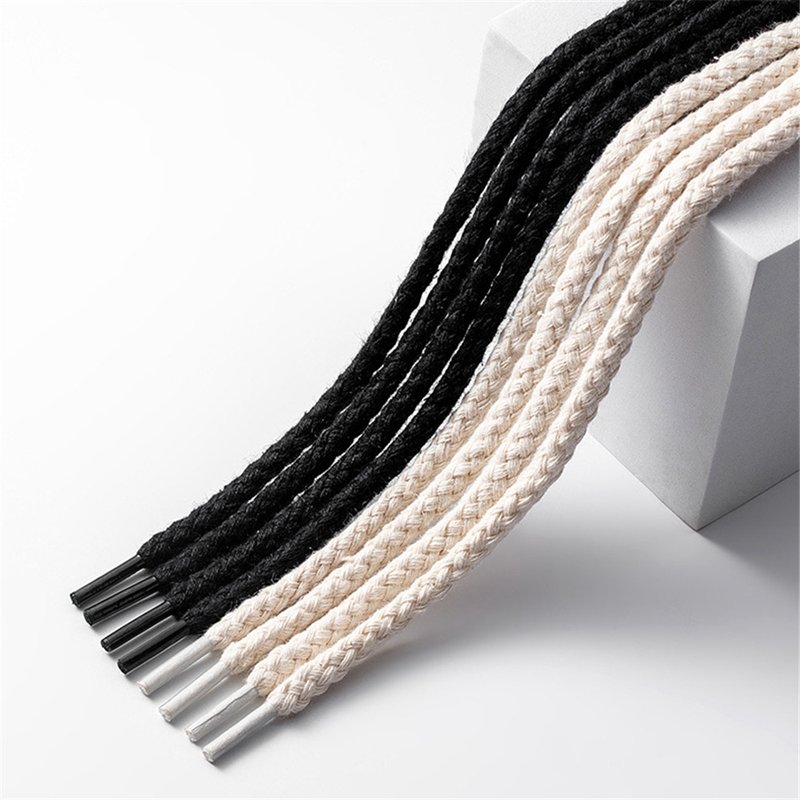 New Round Classic Martin Boot Shoelace Kids And Adults Unisex Shoelace High-top Canvas Casual Sports Boots Shoes Lace