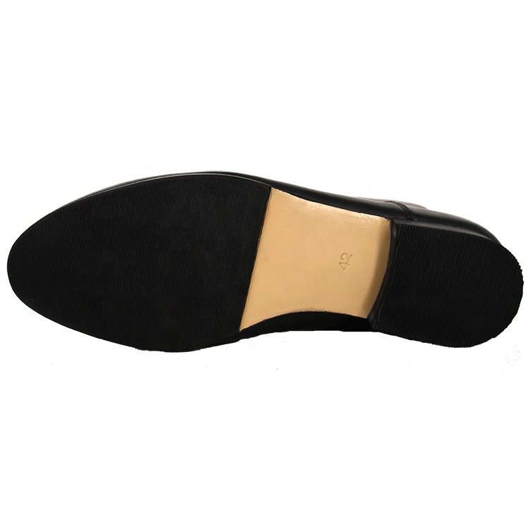 High quality black fashion leather boots -party leather boots-dress boots-leather sole