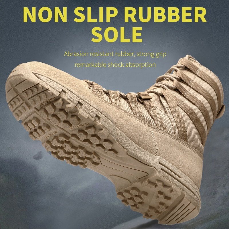 Custom Outdoor Trekking Mountain Sport Hiking Shoes Waterproof High Cut Men Trendy Hiking Boots