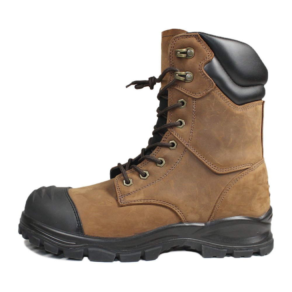 manufacturer factory custom safety shoes for men steel toe boots leather slip resistant waterproof stab resistant s3 wholesale