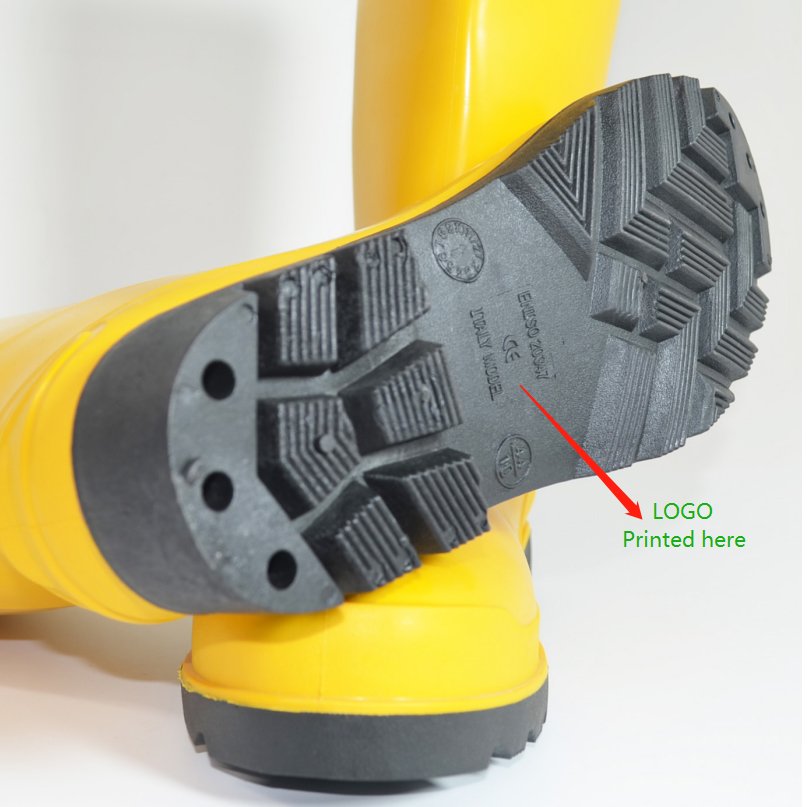 Steel Toe Boots For Food Industry Waterproof Pvc Safety Rain Boots White Rain Boots