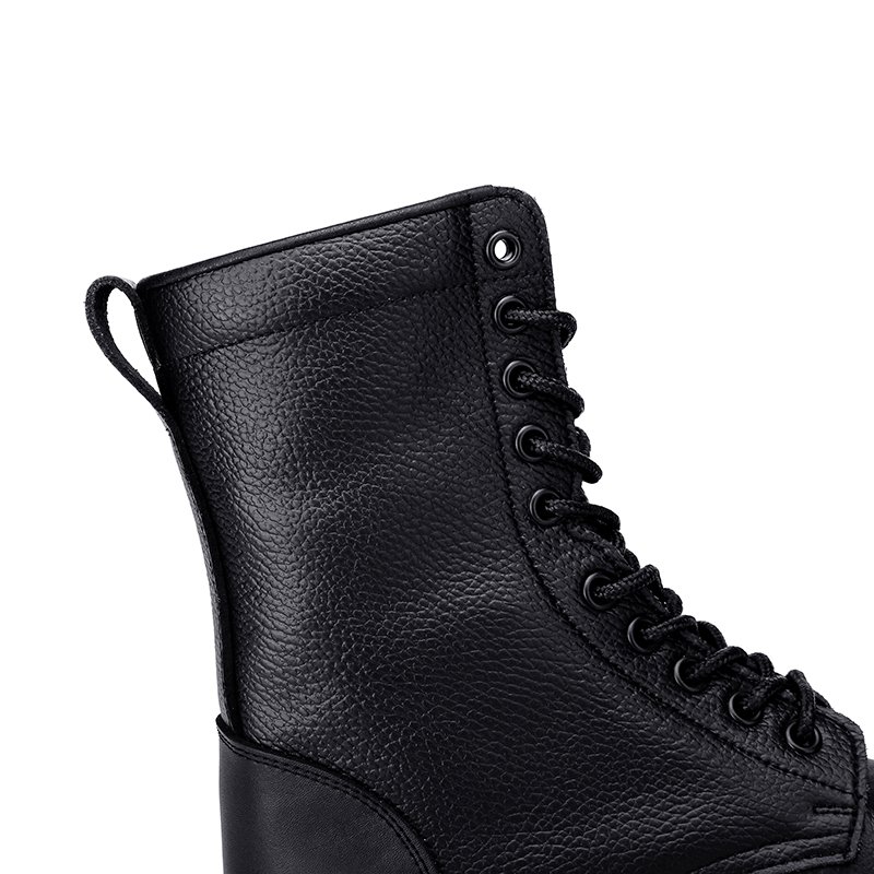 CHINA XINXING Wholesale Men's black Leather Shoes Boots anti slip boot