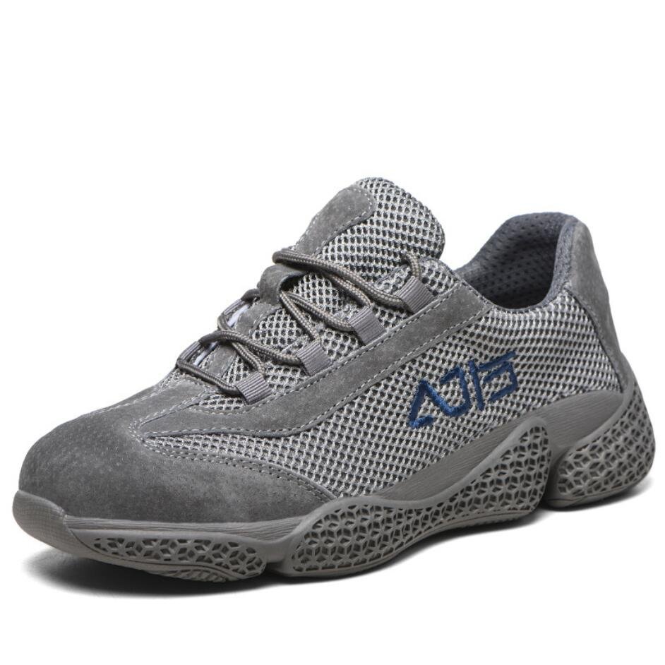 Breathable suede electric welding work shoes labor insurance shoes