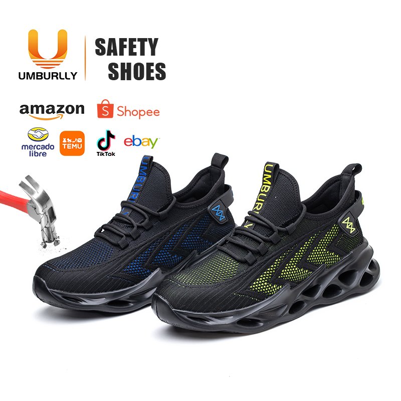 New Wholesale Safety Shoes Anti-Smashing Construction Sneakers Steel Toe Work Boots working Men