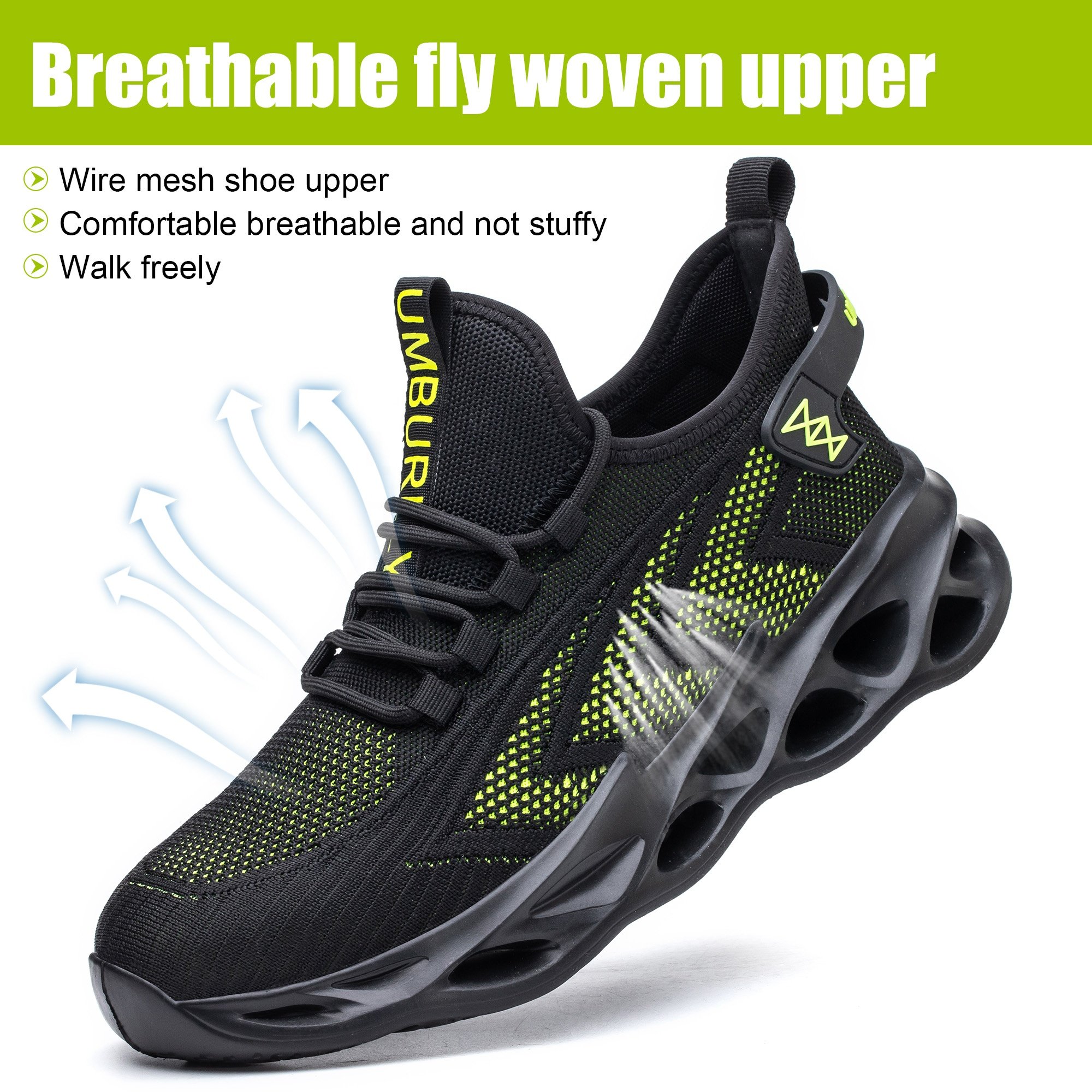 New Wholesale Safety Shoes Anti-Smashing Construction Sneakers Steel Toe Work Boots working Men
