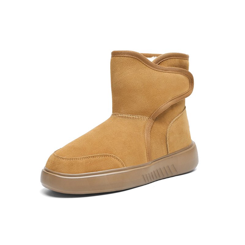 professional 100% sheepskin factory real sheepskin waterproof snow boots