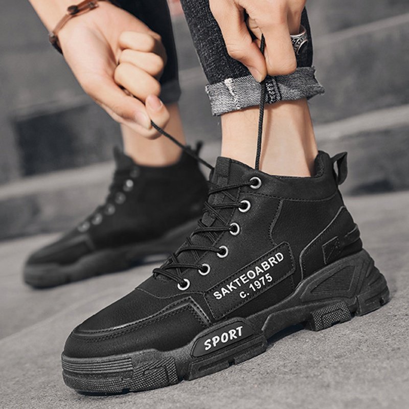 Y Customizable Wholesale Trendy Men's Martin Boots British Boots High Top Shoes Boots For Men