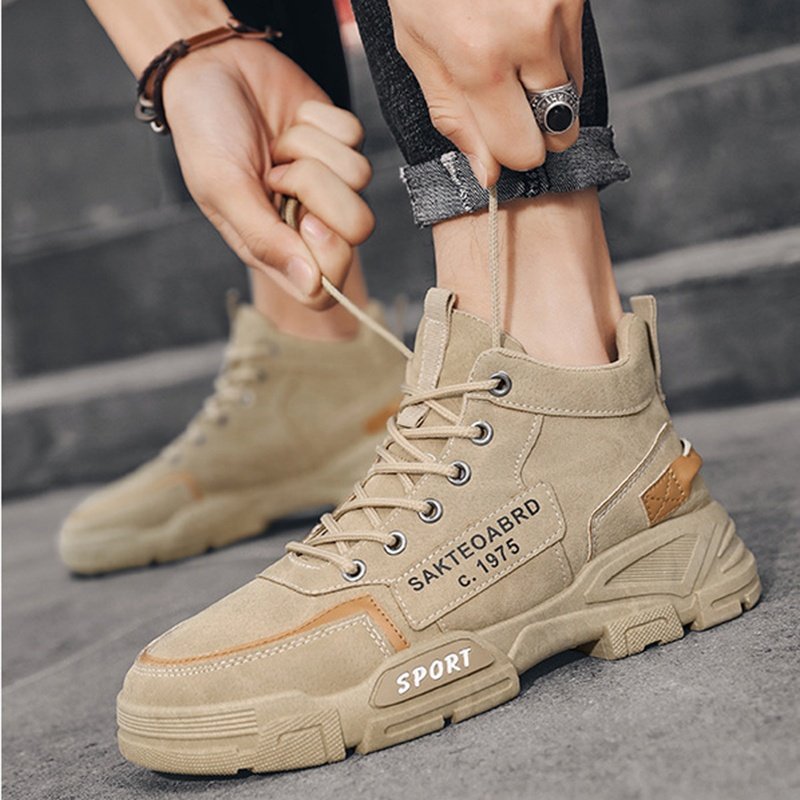 Y Customizable Wholesale Trendy Men's Martin Boots British Boots High Top Shoes Boots For Men