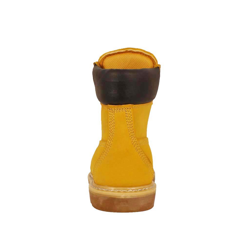 genuine leather acid resistant anti-static anti-slip steel toe caps industry ankle work boots safety shoes