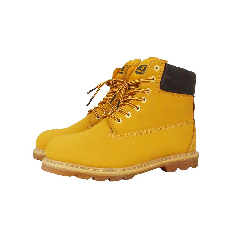 genuine leather acid resistant anti-static anti-slip steel toe caps industry ankle work boots safety shoes
