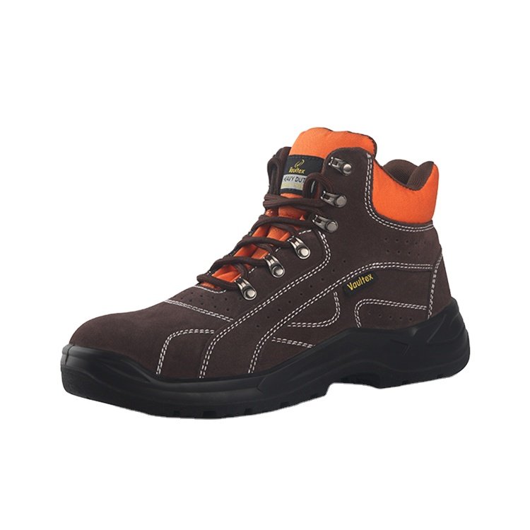 Vaultex High Quality Anti Slip Resistant Anti Puncture Outdoor Work Safety Boots Unisex Industrial Safety Shoes For Man