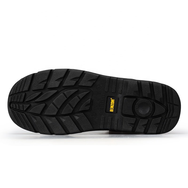 GUYISA Brand safety boots OEM wear-resistant iron-soled waterproof lychee leather outdoor work iron toe safety boots