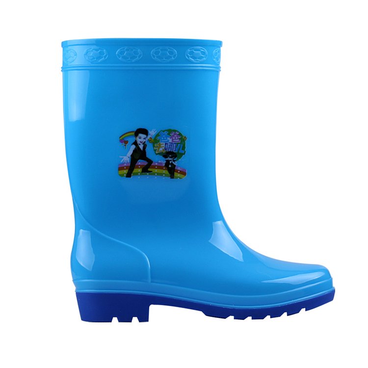 Low Price Gumboots PVC Middle Waterproof Rain Wellies Plastic rain boots for Women Rain