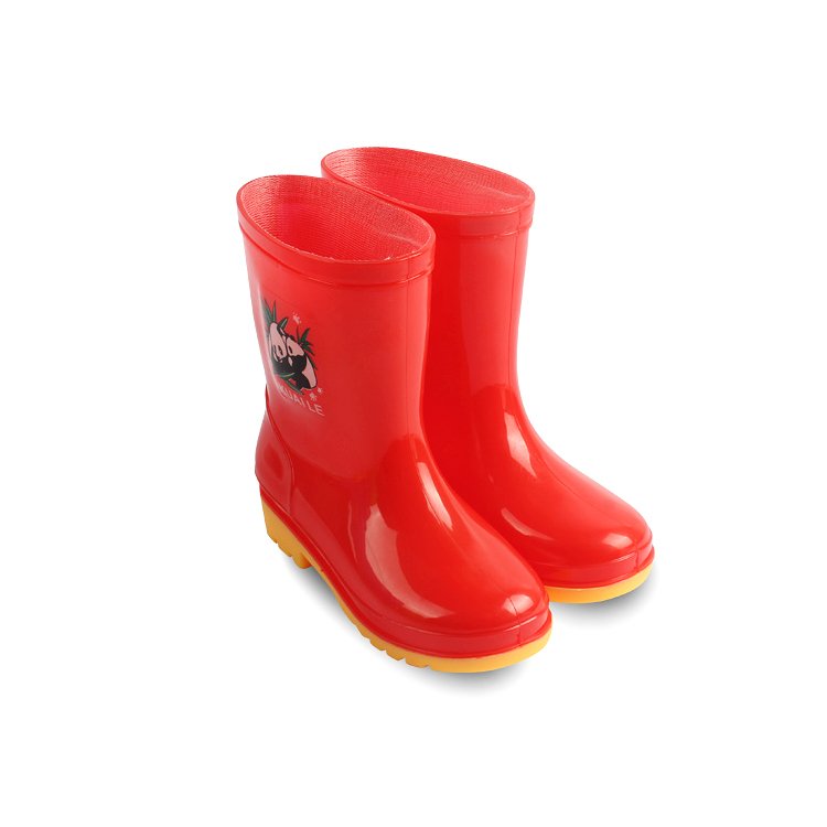 Low Price Gumboots PVC Middle Waterproof Rain Wellies Plastic rain boots for Women Rain