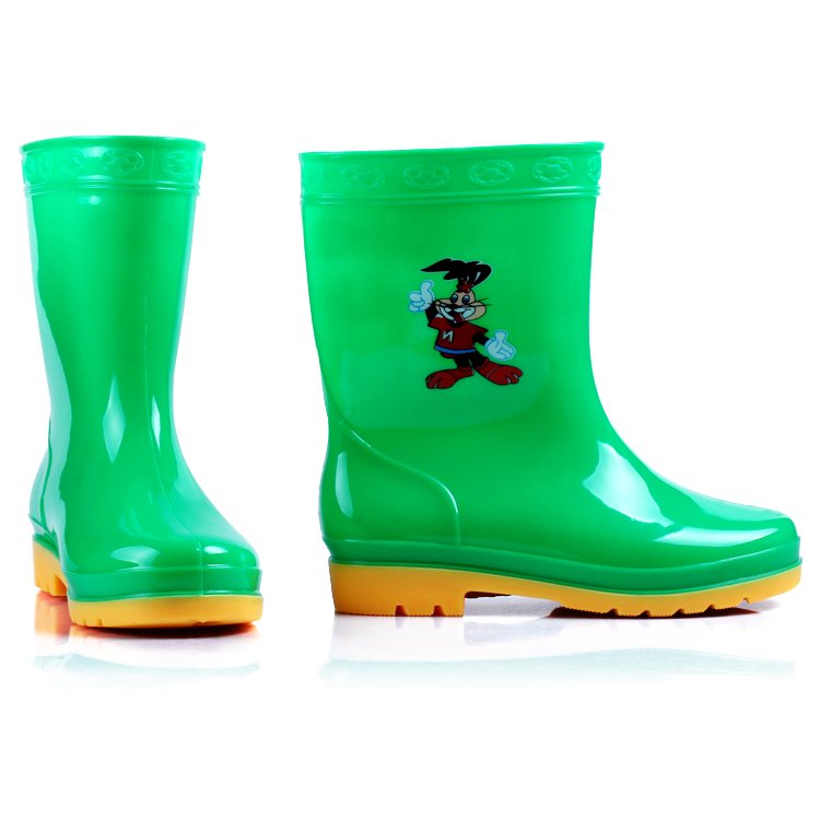 Low Price Gumboots PVC Middle Waterproof Rain Wellies Plastic rain boots for Women Rain